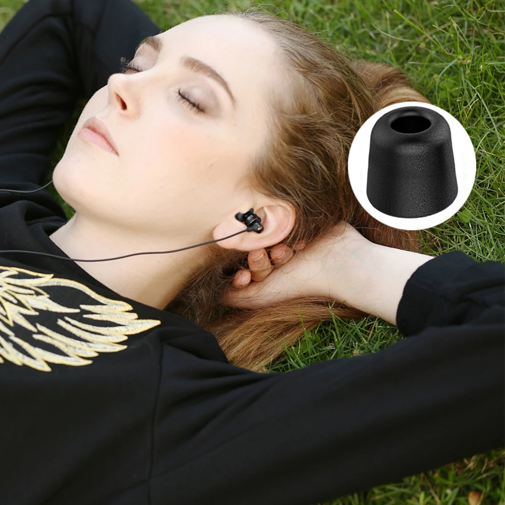 Comply Foam Tips Noise Isolating Earphone Earplugs Enhanced Music Experience Earbud Covers Compact Lightweight for Earphone