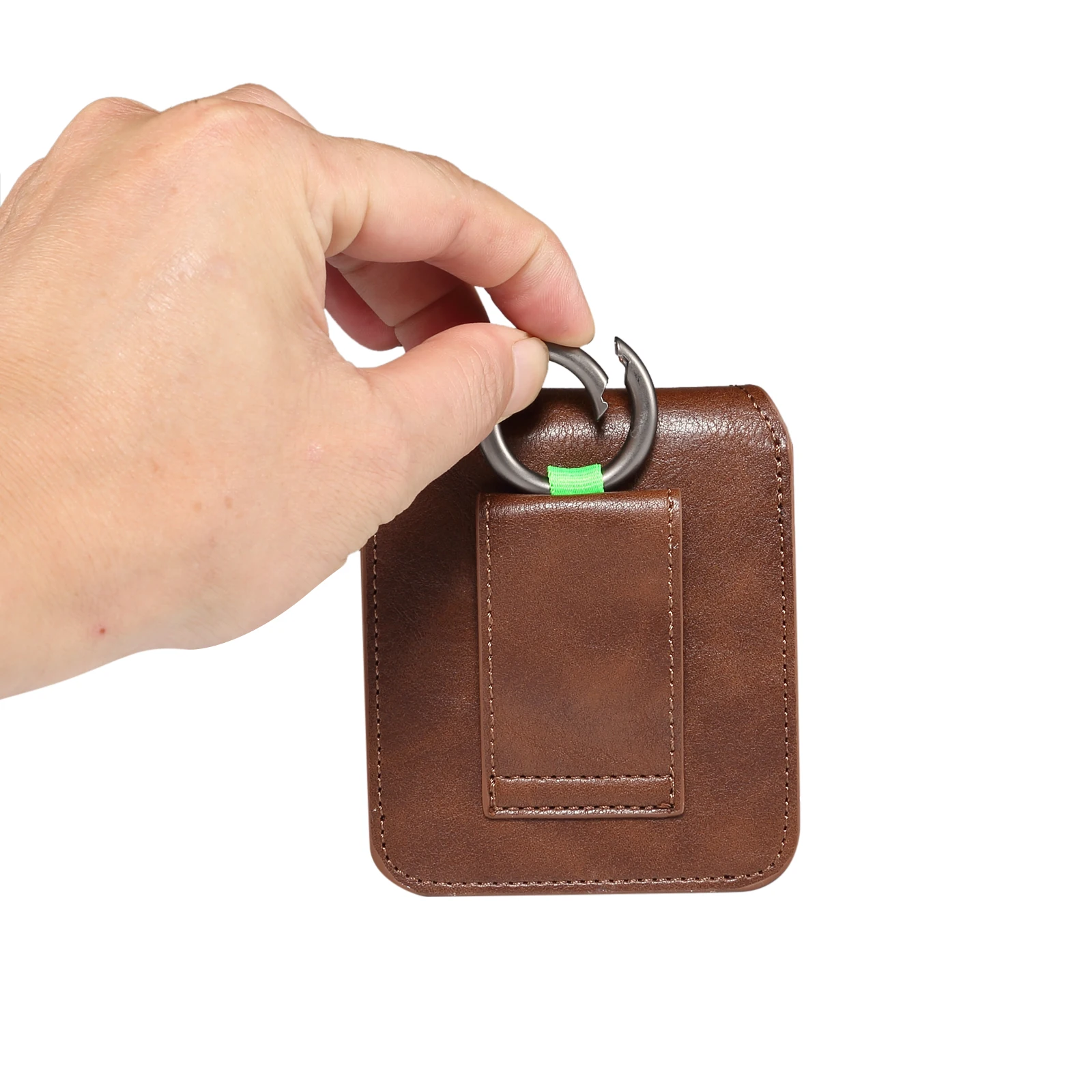Leather Belt Clip Phone Case Hanging Waist Bag - Men's Holster Pouch Cover