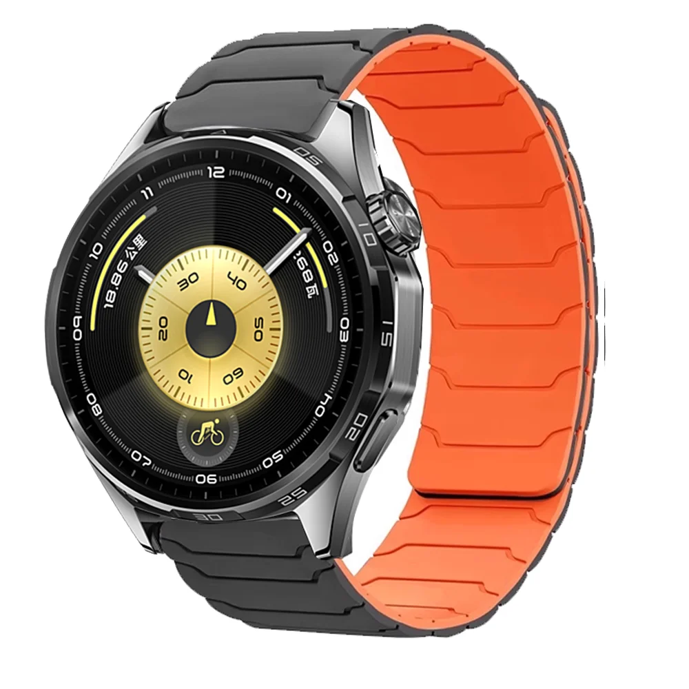 Magnetic Silicone Loop Watch Band - 22mm Accessories Bracelet Strap