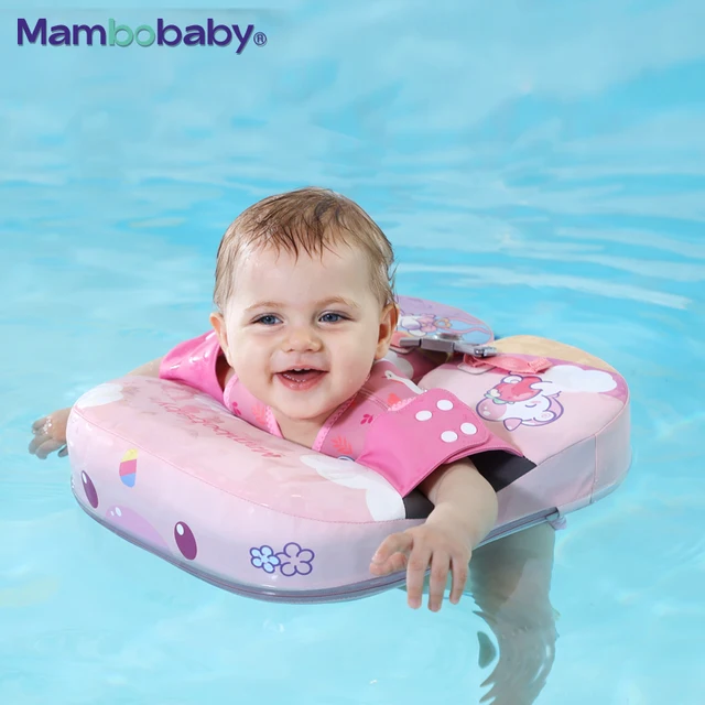 Mambobaby VIP Dropshipping Non-Inflatable Baby  Floats with Canopy  Underarm Swimming  Floater Spa Buoy Trainer Suppliers 1