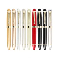 New Jinhao X450 Luxury Fountain Pen beautiful High Quality Metal Inking Pens smooth writing Office School Supplies gifts pen 2