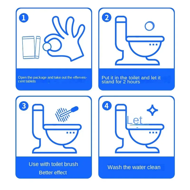3-20pcs Toilets Cleaning Effervescent Tablet Toilet Cleaner Deodorant Remover Urine Stain Yellow Dirt Home Batnroom Cleaning