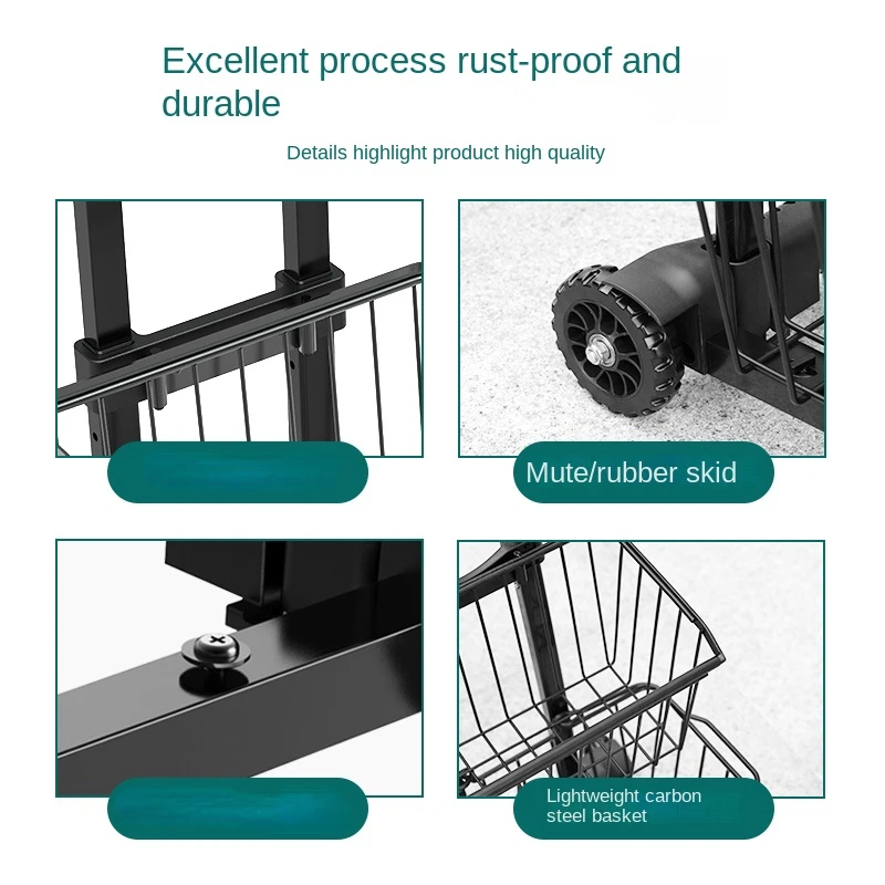 Home folding shopping cart picnic pull goods pick up express, buy vegetables