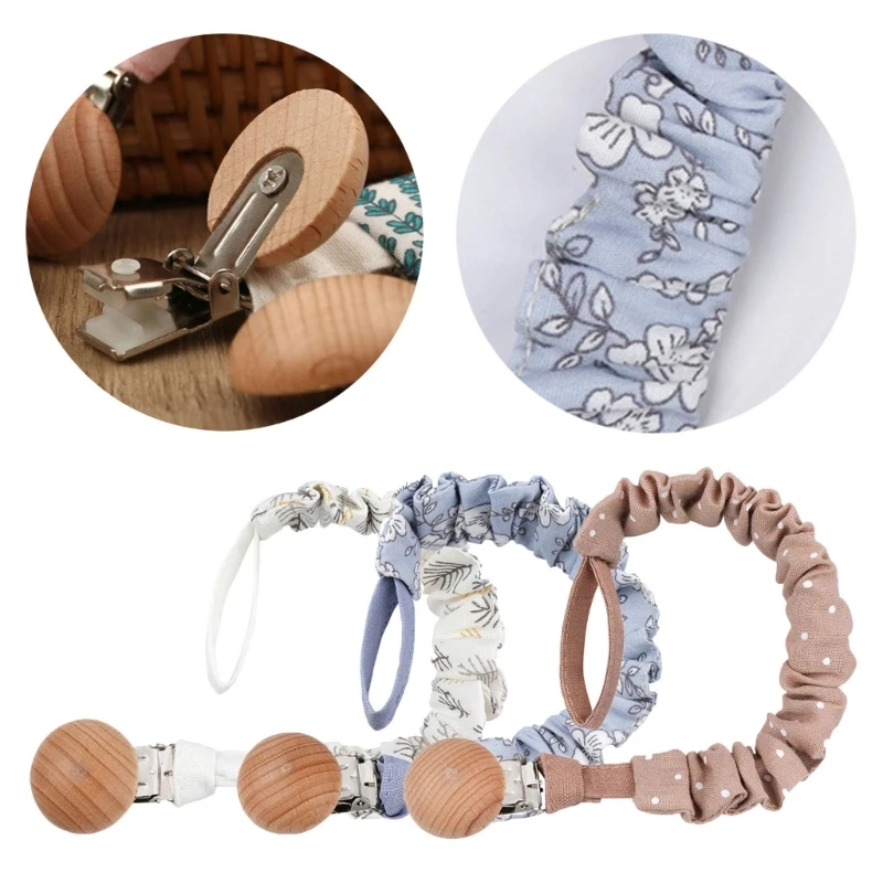 

3Pcs Baby Pacifier Holder Минималистская цепочка для пустышки для девочек и мальчиков Клипы для пустышки