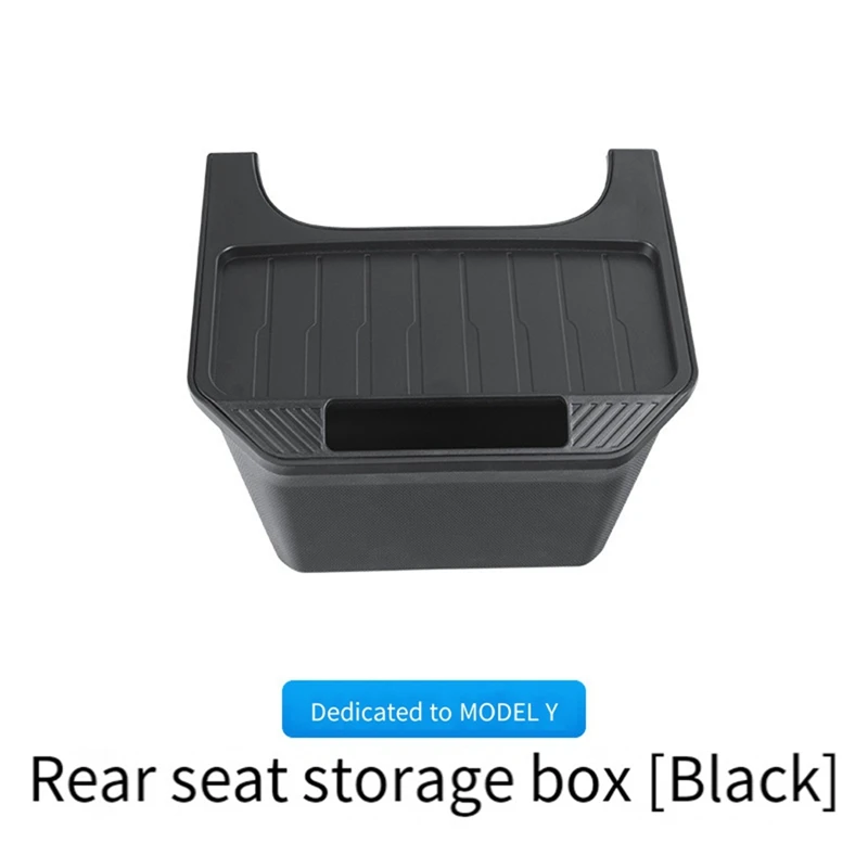 Rear Seat Storage Box Car Storage Box Car Trash Can For Tesla Model Y Decoration Parts Accessories