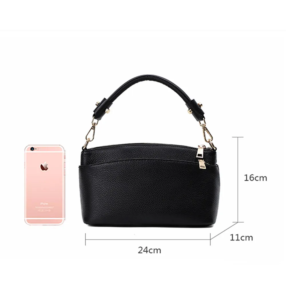 Genuine Leather Crossbody Bag for Women