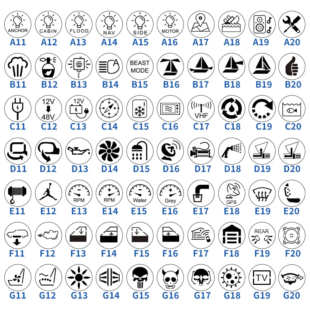 Description Picture 6 of item16mm 19mm 22mm 12v 24v Custom Made Metal Power Supply Buttons Switches Backlit  Button PC Switch Car Engine On Off With Fixed