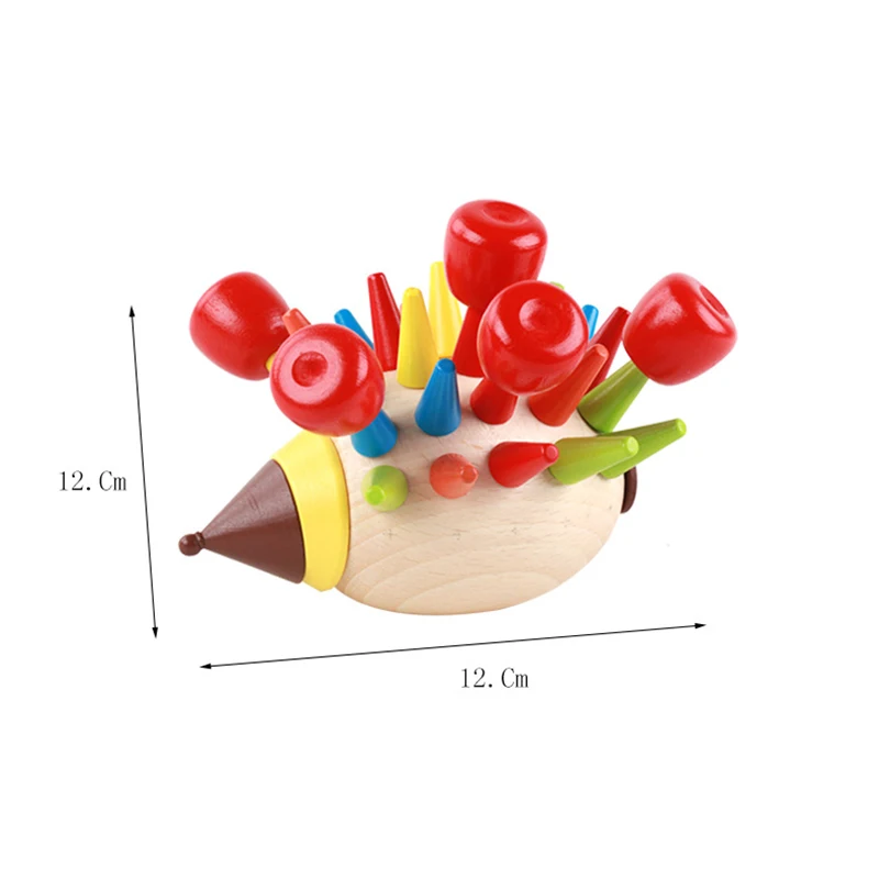 Kids Wooden Hedgehog Toys Wooden Disassembly Combination Hedgehog Apple Building Blocks Learn Multifunctional Educational Toys 4 Kids Wooden Hedgehog Toys Wooden Disassembly Combination Hedgehog Apple Building Blocks Learn Multifunctional Educational Toys 4