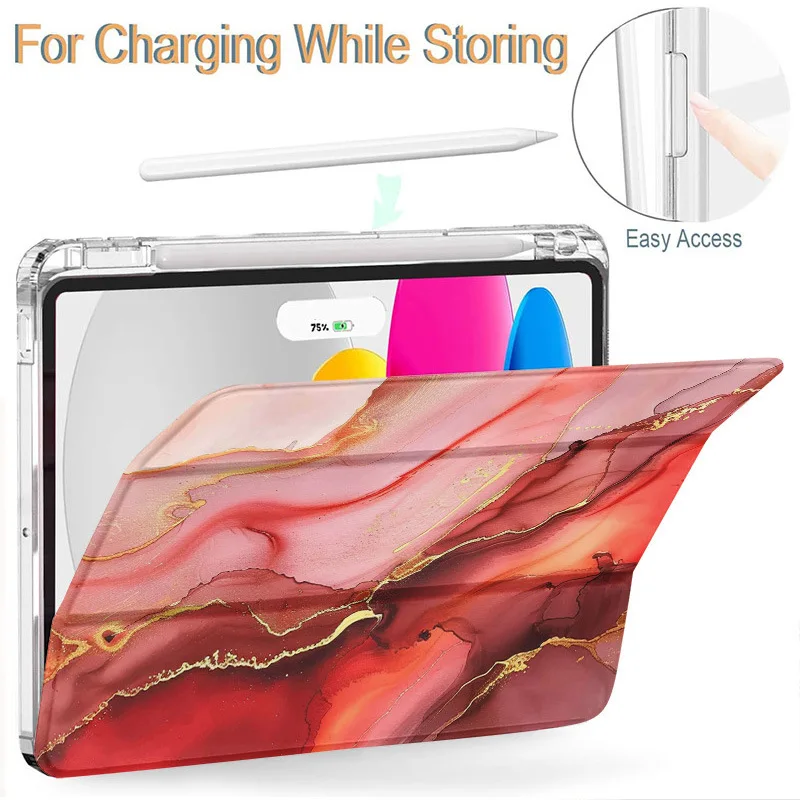 Smart iPad Case with Pen Holder, Enhanced Protection and Functionality