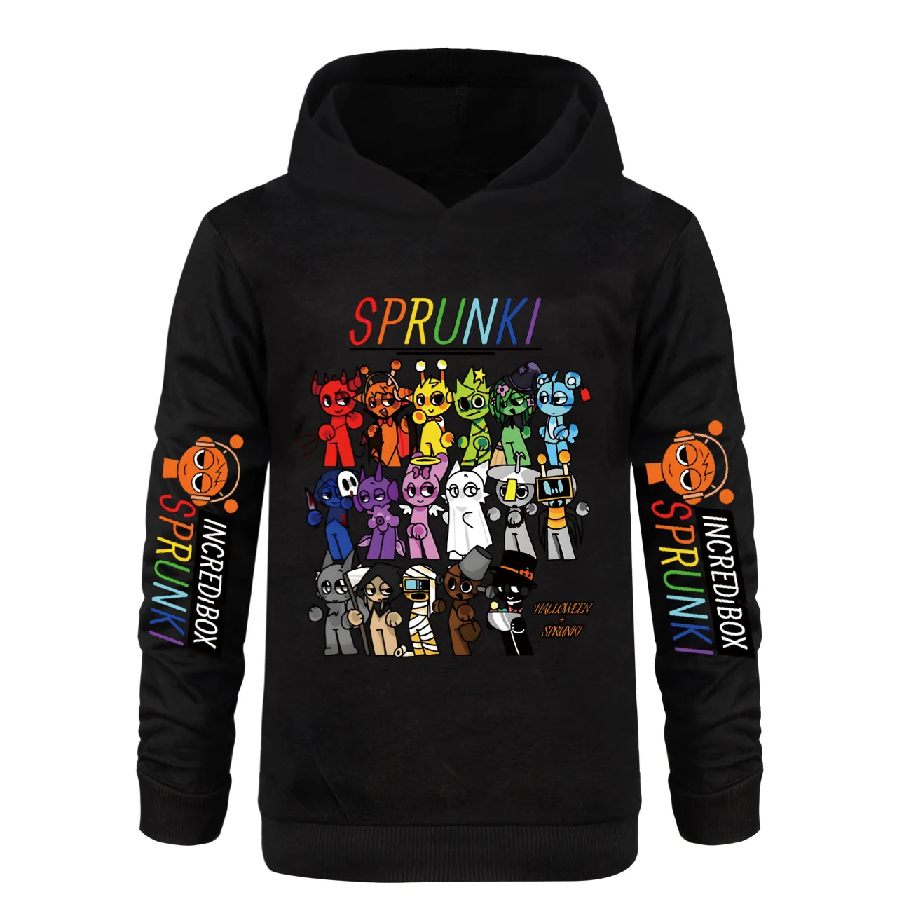 Sprunki Jacket Hot Cartoon Sprunki Clothes Kids Game Incredibox Sweatshirts Baby Girls ...