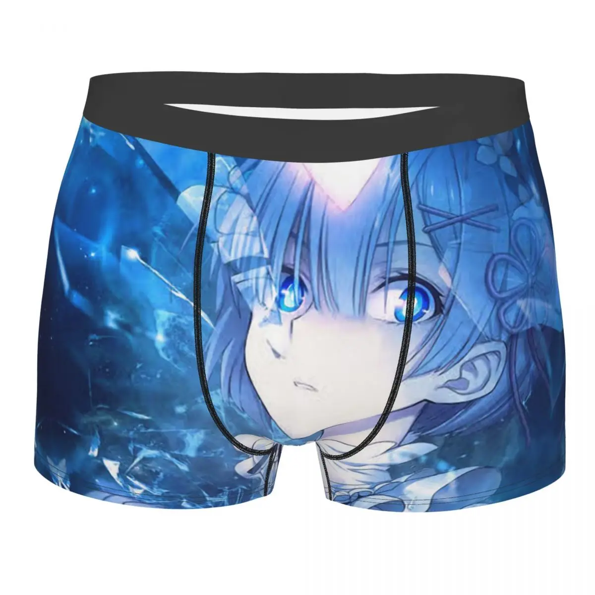 

Трусы-боксеры Re Zero мужские, нижнее белье с ОЗУ и Rem, дышащие шорты, подарок