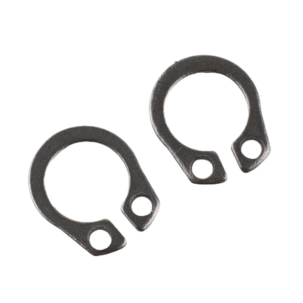 100 PCS 304 Stainless Steel Stainless Steel E Clip Washer Assortment Kit Circlip Retaining Ring For Shaft Fastener M8~M18