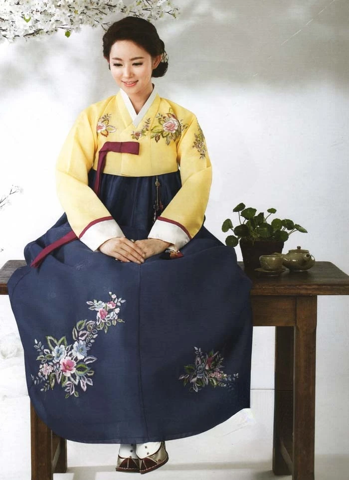 Women Hanbok Wedding Welcome Hanbok Korean National Traditional Exquisite Hand Embroidered Ladies Hanbok