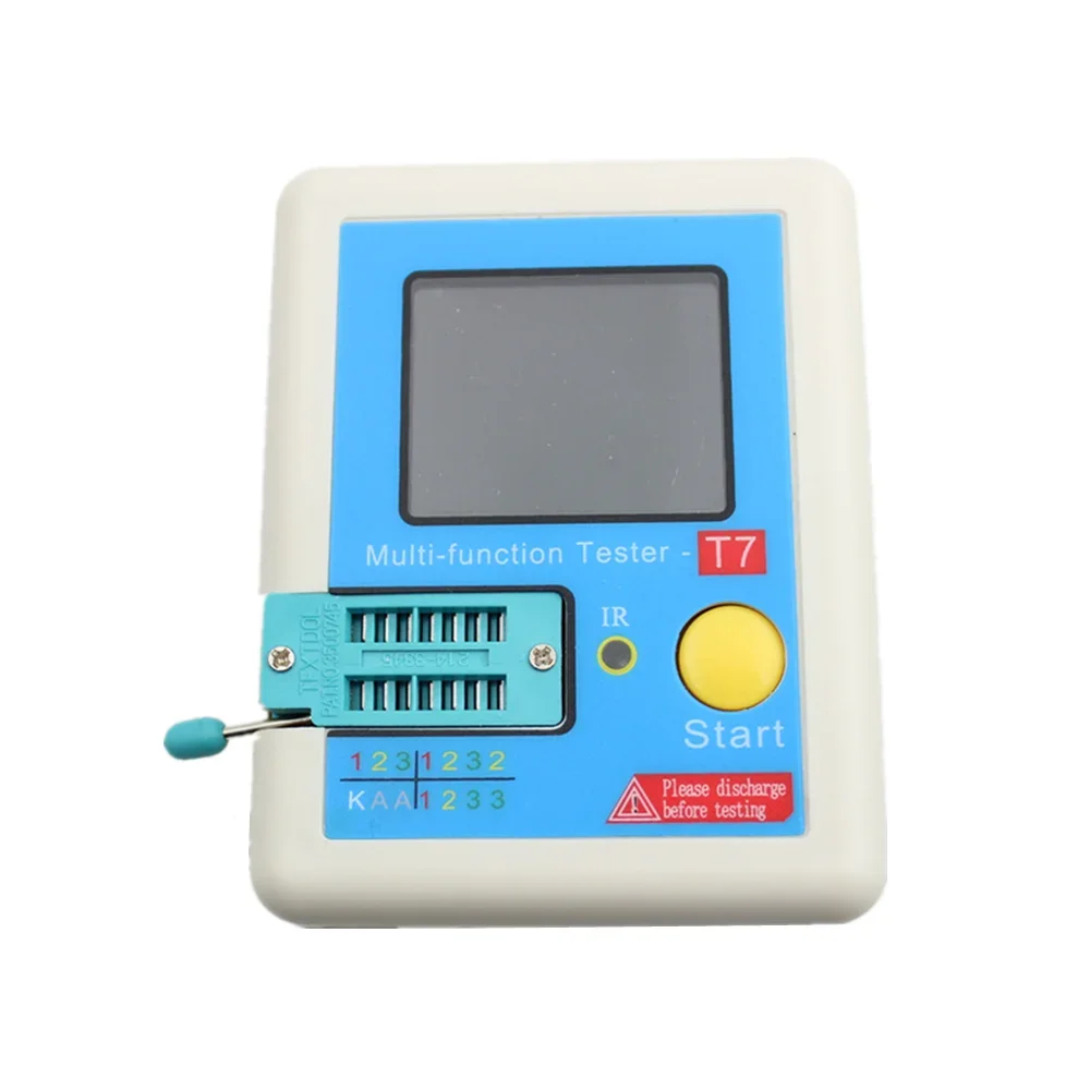 LCR-T7 New Transistor Tester TFT Diode Triode Capacitance Meter LCR ESR Meter NPN PNP MOSFET IR Multifunction Tester Multimeter 4