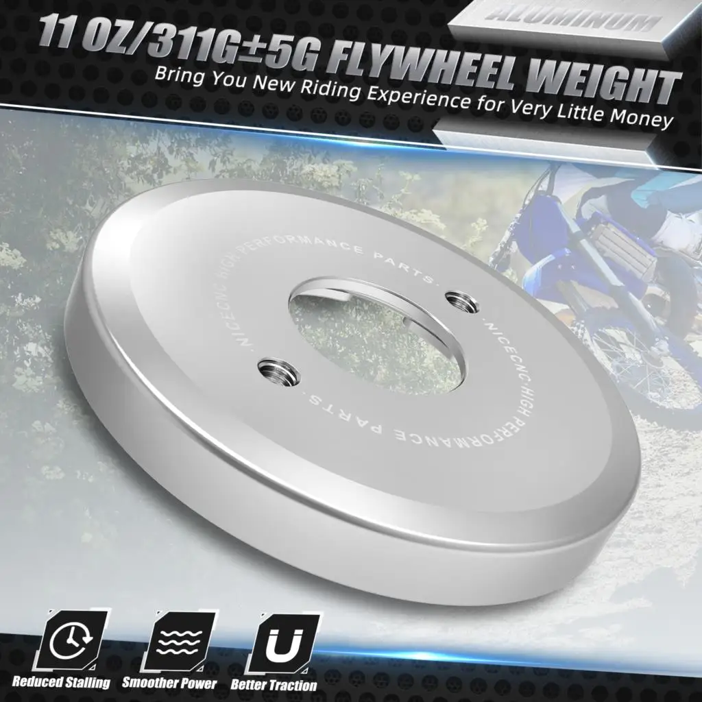 Für Yamaha YZ250 2003-2023 YZ250X 2016-2023 YZ 250 250X Motorrad 11 Unzen Schwungrad Gewicht Kettenrad Schutz Schutz Abdeckung Kit – Detail 9