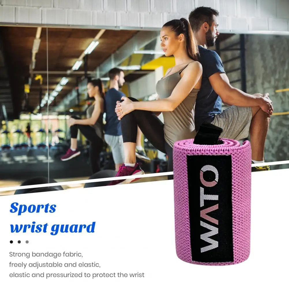 

Fitness Equipment Gym Wrist Wrap Adjustable Fastener Tape Sports Wristband Enhance Weightlifting Performance with Compression