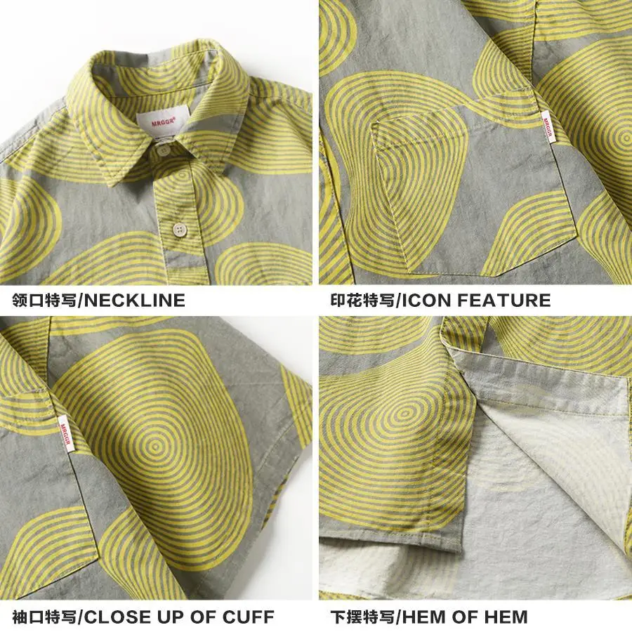 Hawaiian Shirt for Men Cuban Colla Mens Shirt Fashion Streetwear Summer Short Sleeve Top Trendy New Male Clothing Beach T Shirts