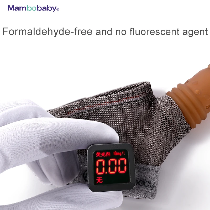 Mambobaby Baby Anti-Bite Gloves With Silicone Finger Cots Stop Hand Biting Prevent Fingers Sucking  Nail Bite Protection Teacher 3