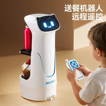 【Disponibile】Robot Giocattolo Intell per Consegna Cibo, Nuovo Modello 2026, Compagno Elettrico Interattivo Intelligente con Telecomando, Regalo di Compleanno per Adulti