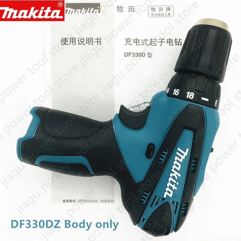 마키타 DF330DZ DF330D 가정용 무선 전기 스크루 드라이버, 10.8V LXT 3/8 인치 드릴 드라이버, 전동 공구 본체 전용