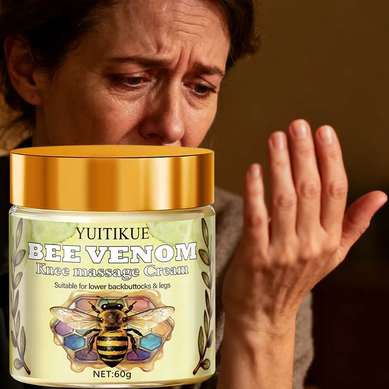 Bee venom knee massage cream, cares for the skin, non-greasy, easily absorbed, suitable for all skin types