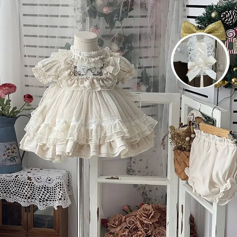 Lolita princess dress CHILDREN'S summer new high-end dress girls