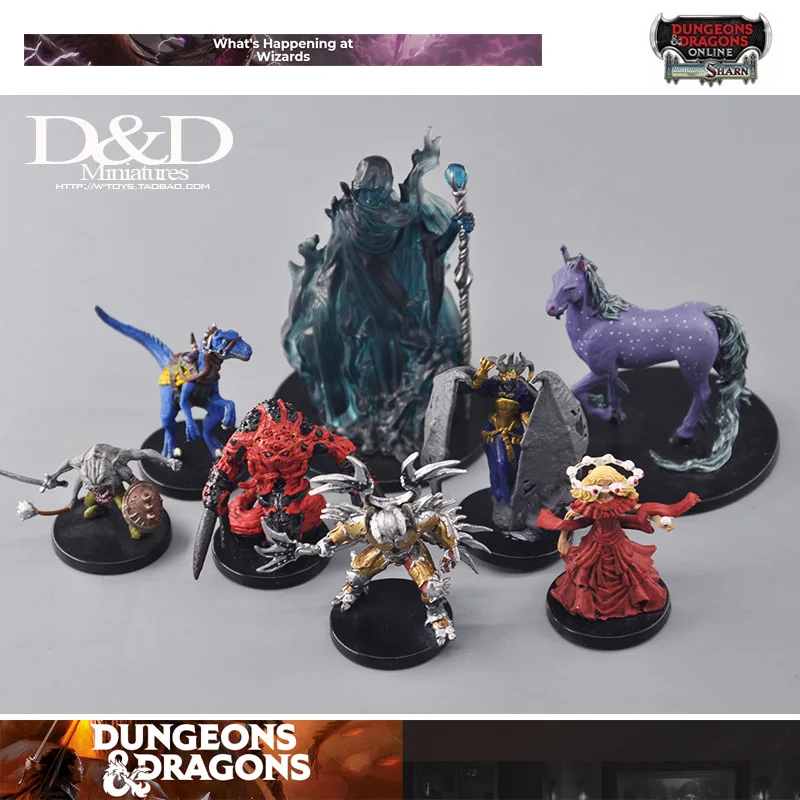 

Genuine Bulk Wargames Model Toy Wizards Dragons and Dungeons DND Running Group Board Game Model The Last War Anime for Kids Gift