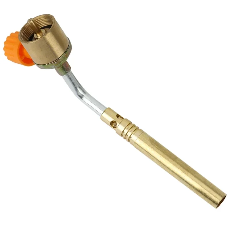Brass MAPP, Propane Gas Torch, Automatic Ignition Trigger, Heating Welding Burner, Suitable For Camping And Welding 3