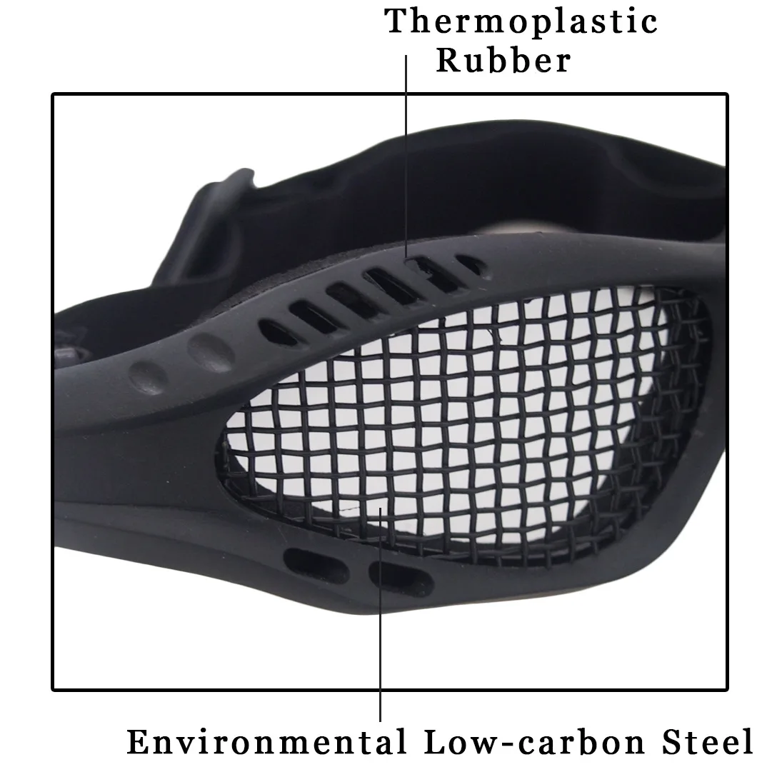 Outdoor Eye Protective Comfortable Airsoft Safety Tactical Goggles Anti Fog Metal Mesh/PC Len For Paintball Hunting Glasses safety goggles tactical goggles shooting glasses polarized goggles
