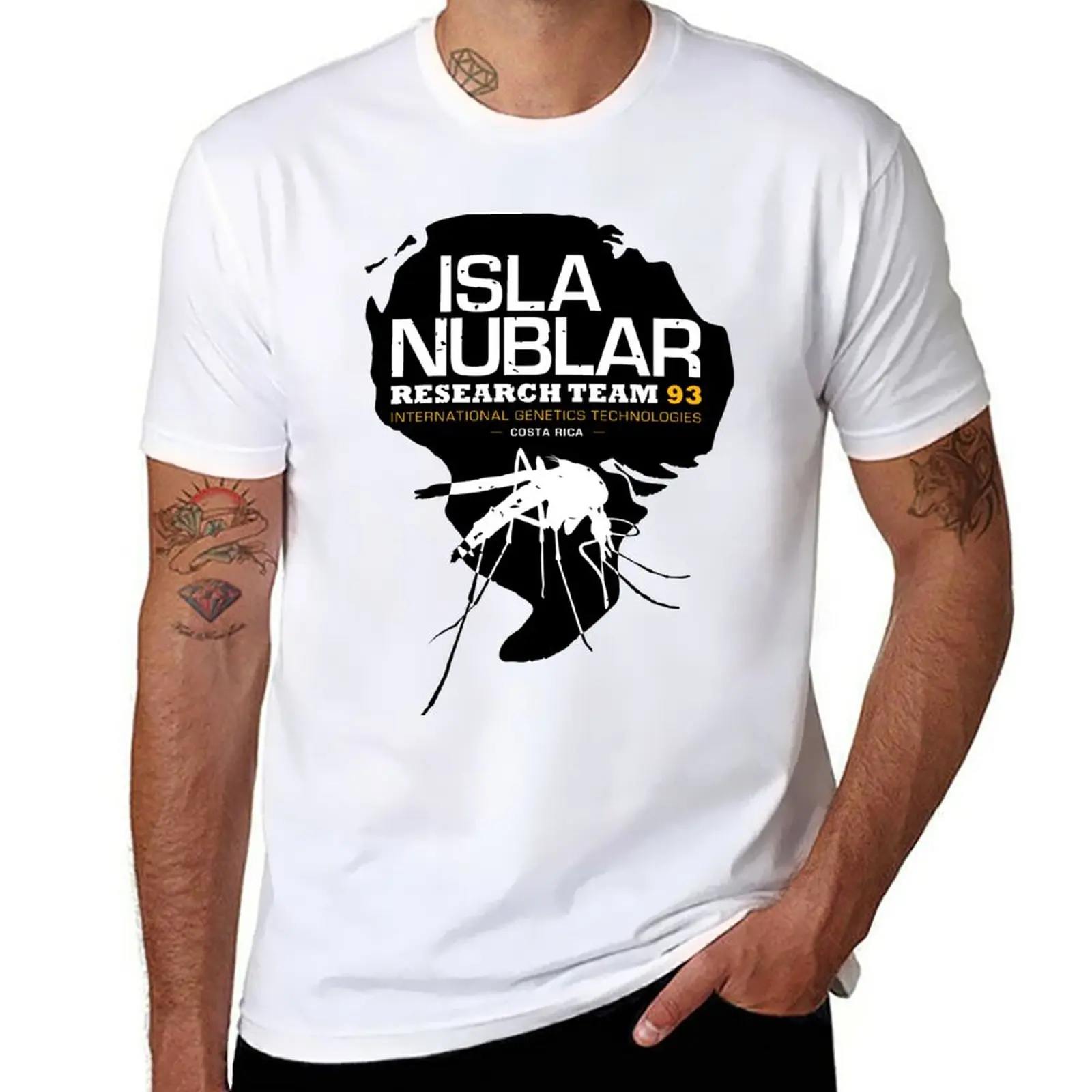 

New Isla Nublar Research Team 2.0 T-Shirt tops plus size t shirts t shirt for men