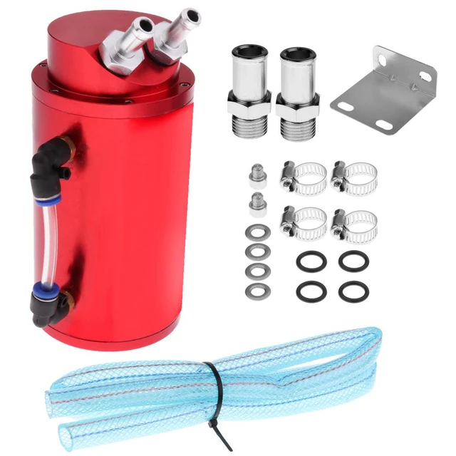 Auto Öl Fangen Können Reservoir Tank Universal mit Mini Filter  Verschnaufpause Verblüfft Auto Fahrzeug Collector Wasserkocher Zubehör -  AliExpress