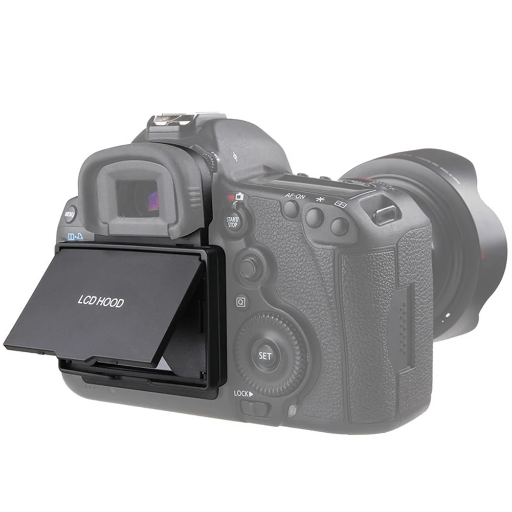 【Support-Cod】 B68A LCD Screen Hood With -Up Shade Cover LCD Screen Protector For EOS 5D III/5D IV/5DR/5DS Camera Protection Film
