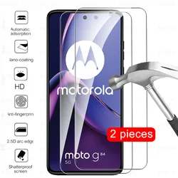 2 - Pack HD Tempered Glass Screen Protector for Moto G04 4G (2 Pieces)