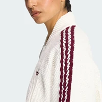 Adidas Originals Veste de sport en tricot à col montant coupe ample pour femme KS7804 4