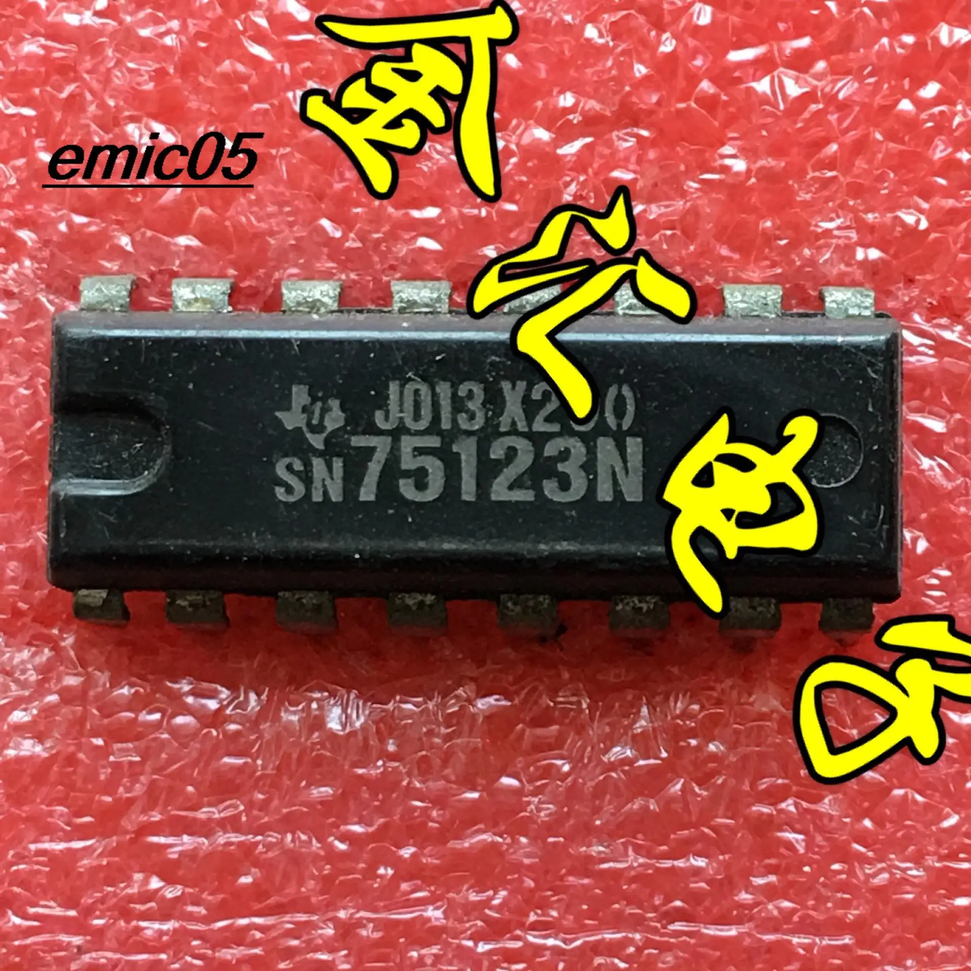 

10 шт., оригинальный товар SN75123N 16
