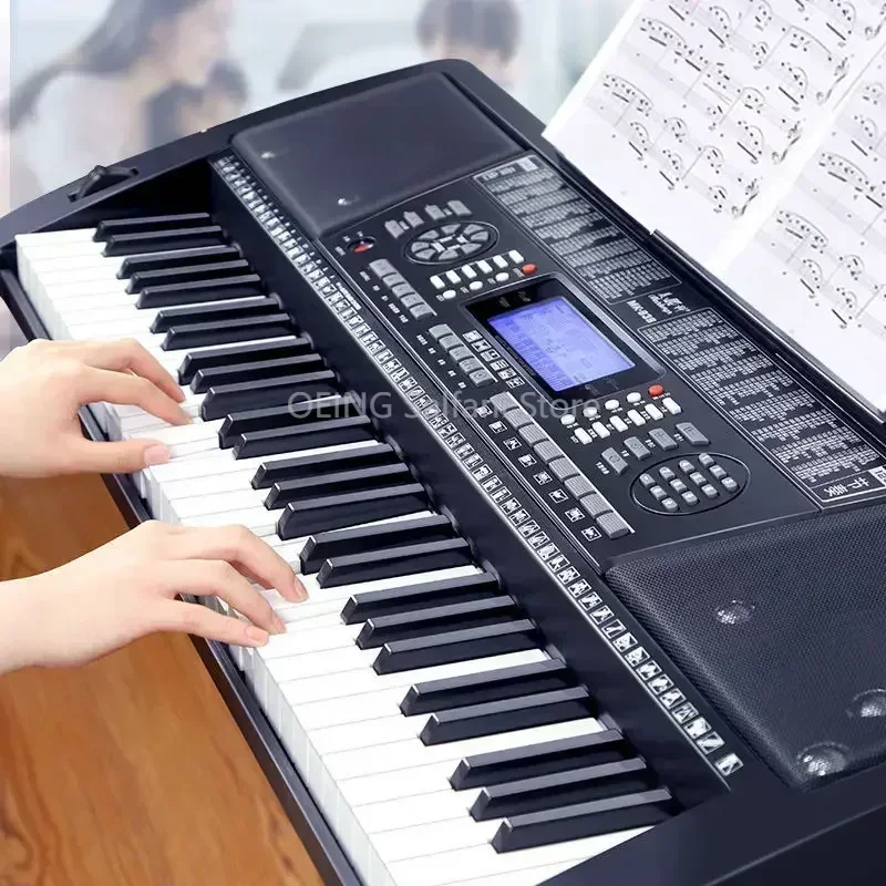 

Professional Piano Keyboard Music Synthesizer Children Piano Digital Midi Controller 61 Keyssintetizador Musical Instruments