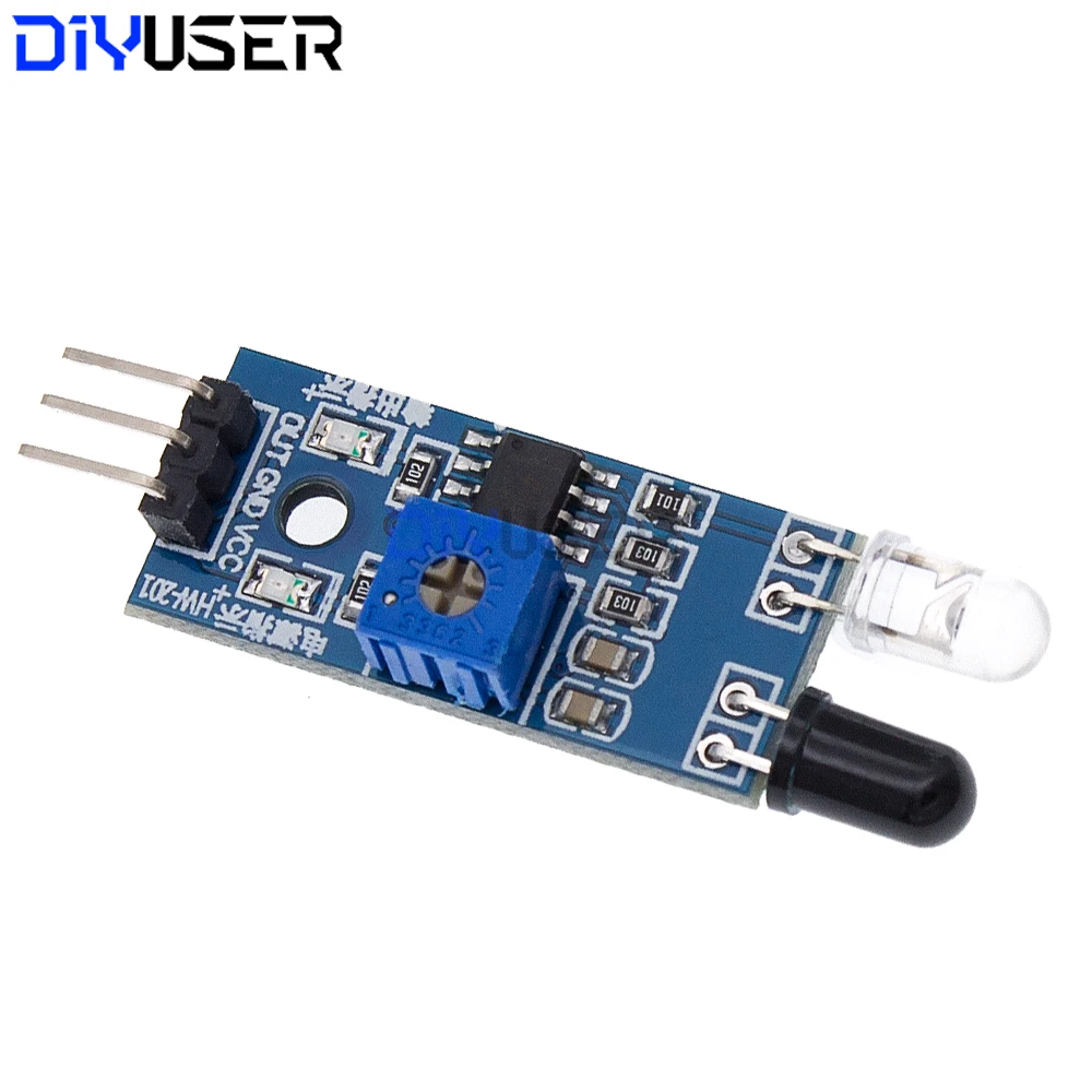 Capteur infrarouge obstacle 3-5V LM393 pour robot tank RC