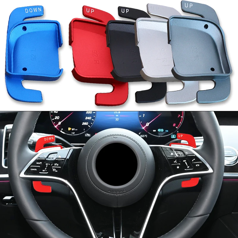 Auto Lenkrad Schaltwippe Für Mercedes-Benz C E S Klasse W206 X206 W213 S400L GLS CLS GLE EQS Aluminium Legierung Shifter