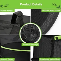 2-8 Layer Herb Drying Rack Net Mesh with Green Zippers Hydroponics, Drying Rack Herbs for Plant Bud Seed, Herb Dry Net With Hook 2