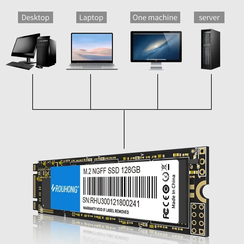 ROUHONG SSD Ngff M2 1tb 256GB 512gb M2 SATA 128gb 2280 SATA3 6Gb Internal Solid State Drive Hard Disk for Notebook Desktop images - 6