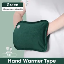 

Green Heating Hands Warmer Electric Infrared Thermal Heated Pad Pain Relief Winter Clothes Heater Heat Vest Kits Dropshipping