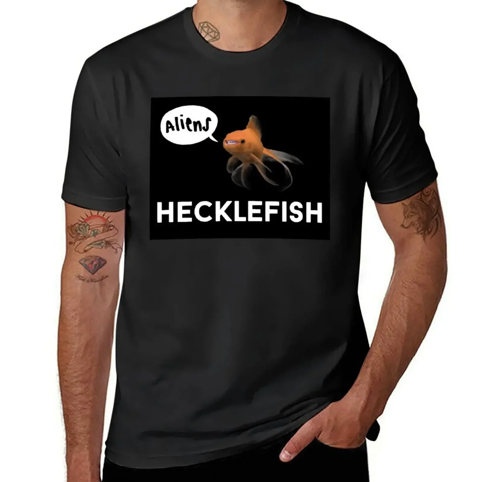 

Hecklefish T-shirt Blouse plus size tops Men's t-shirt