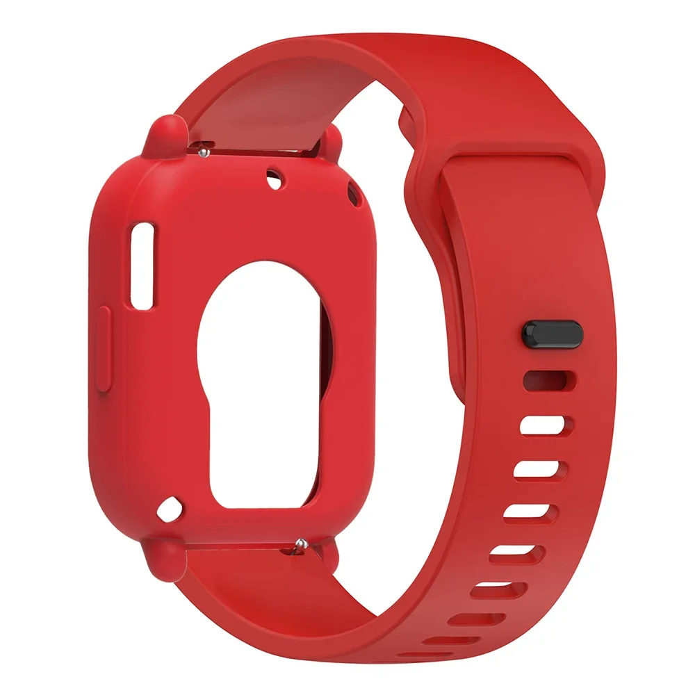 Silicone Strap and Protective Bumper for Smartwatch - Replacement Bracelet Belt