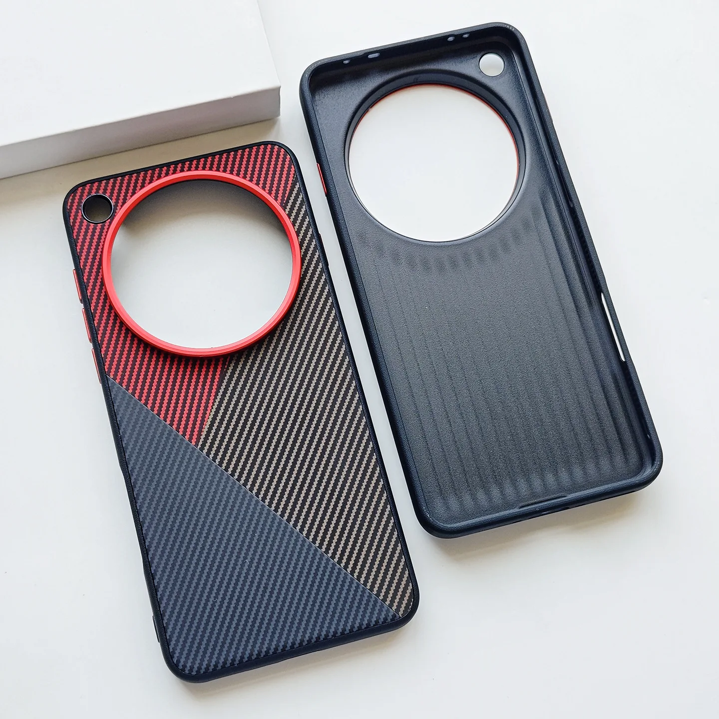 Kevlar-Textured Leather Anti-Drop Anti-Scratch Shockproof Case