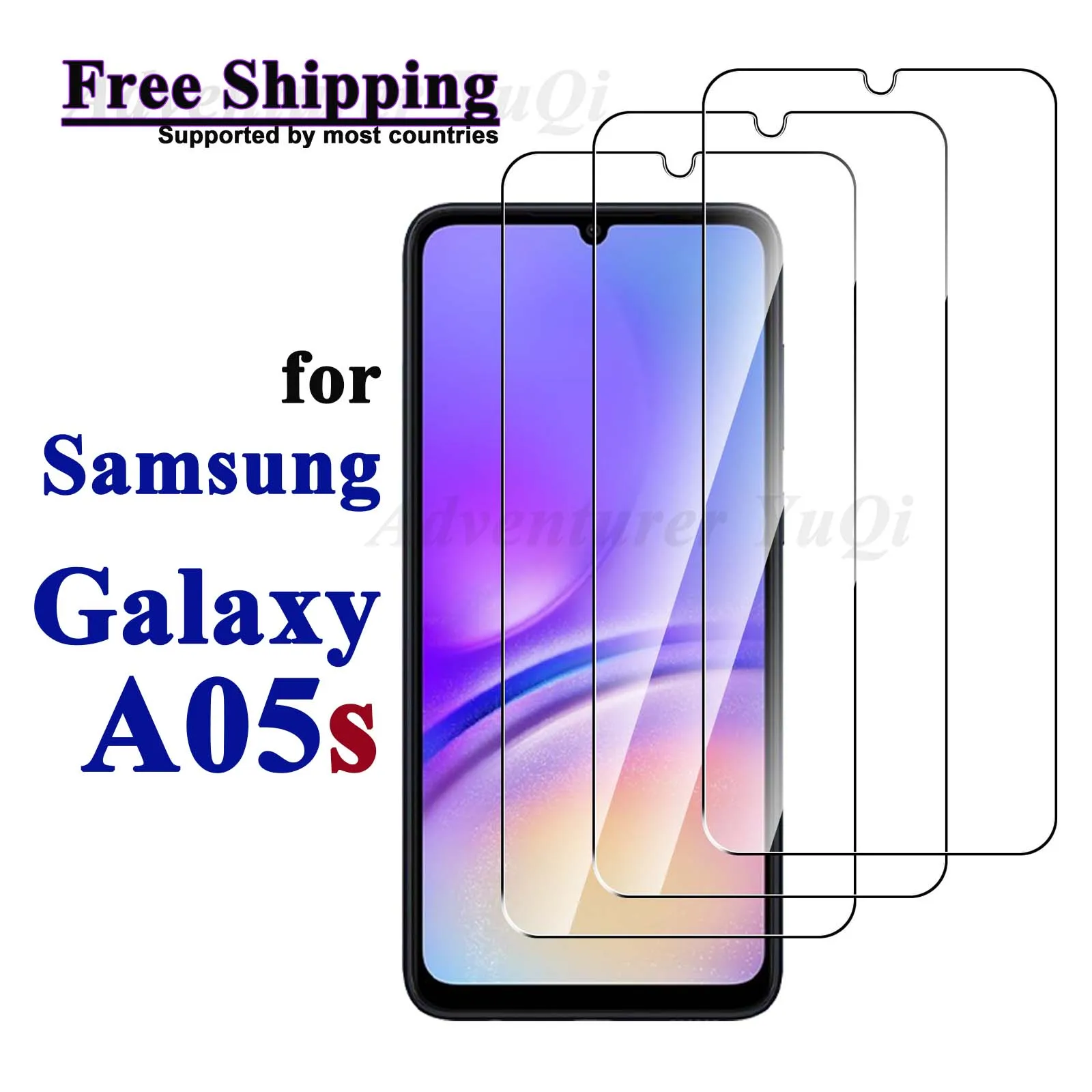 

Screen Protector For Galaxy A05s Samsung Tempered Glass HD 9H Hight Aluminum Anti Scratch Case Friendly Free Shipping