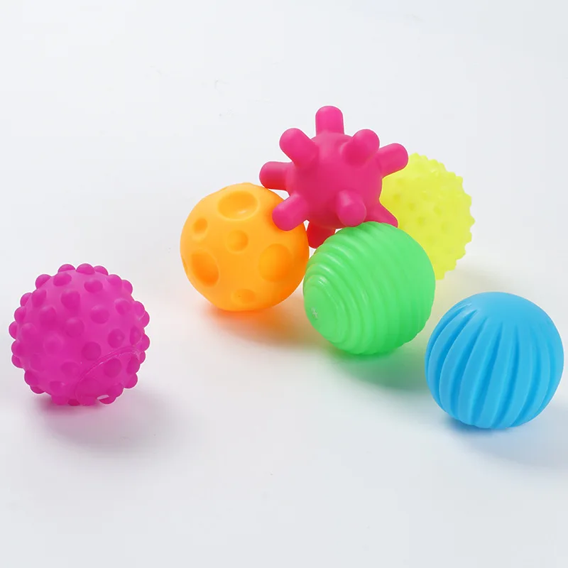 

Sensory Balls For Kids Massage Soft Textured Ball Set Develop Baby‘s Tactile Senses Toys For Infant Touch Hand Ball Rattle