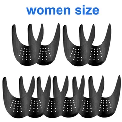 Shoe Anti - Crease Protector for Basketball Sneakers - Pack of 5 (Black S EU(35 - 40))