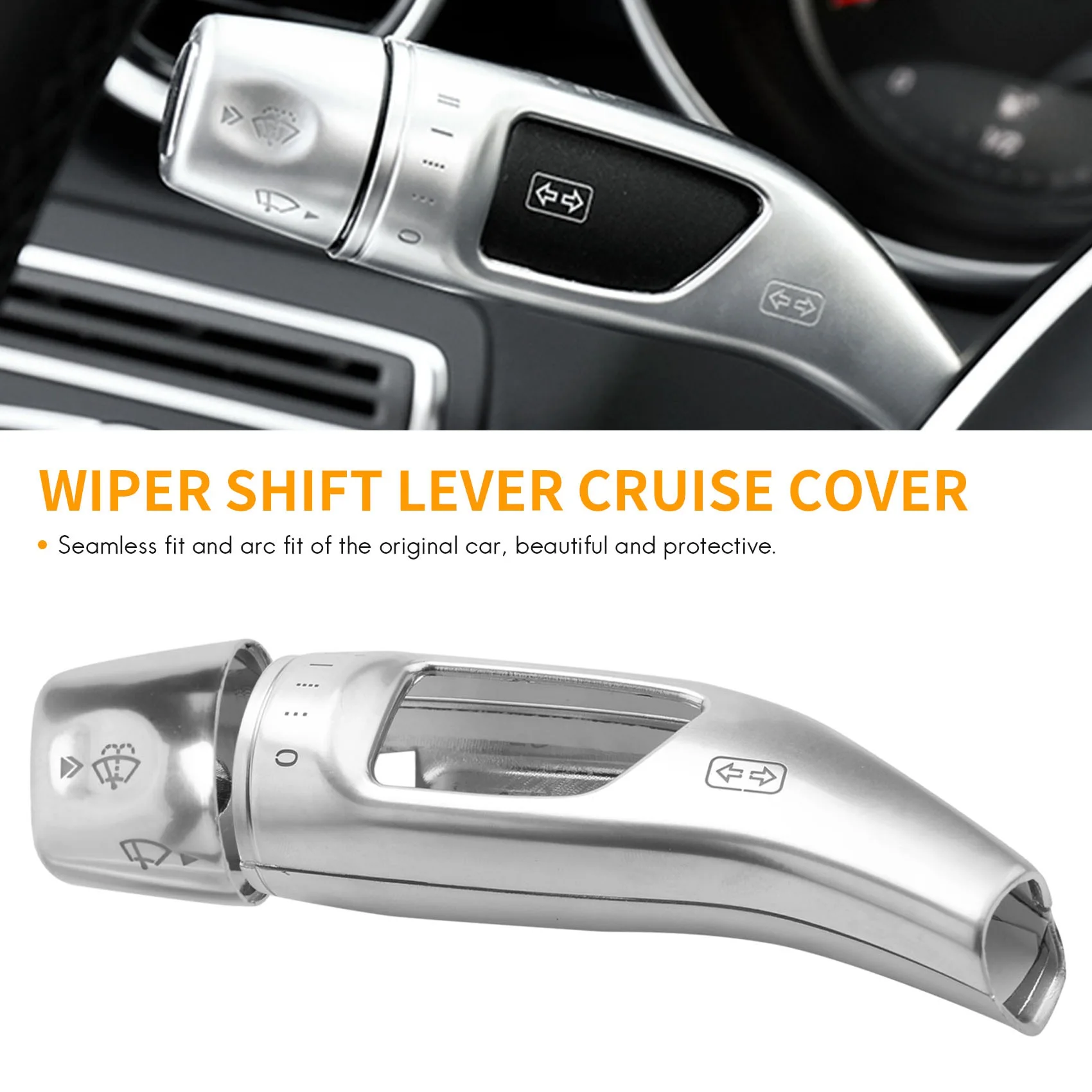 

3PCS Car Wiper Steering Lever Shift Lever Cruise Rod Cover for Benz W204 W205 W212 W213 X156 X166