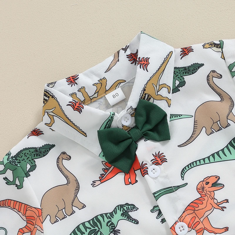 

Рубашка с бантом и шорты для мальчиков, с коротким рукавом