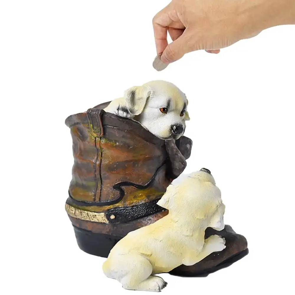 Cute Savings Tank Dog Piggy Bank Decorative Openable Zodiac Dog Ornaments Cartoon Large Capacity Animal Saving Box Kid Toy